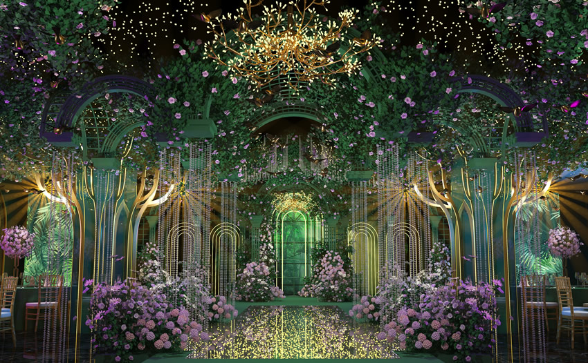 浑南奇妙森林婚礼堂效果展示