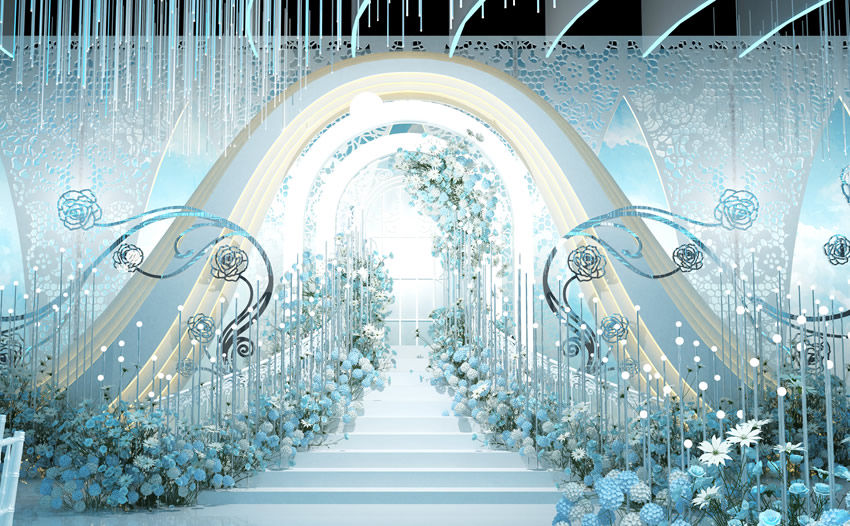 浑南釡香烙馍村水晶厅效果展示